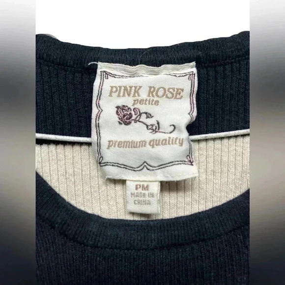 Pink Rose Petite Dress sz PM - Picture 5 of 6